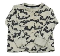 Béžové pyžamové triko s dinosaury Next