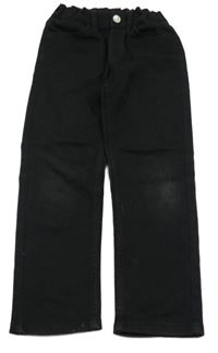 Černé slim fit rifle H&M