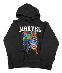 Antracitová mikina s Avengers a kapucí H&M