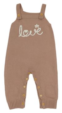 Starorůžové pletené laclové tepláky s nápisem Shein