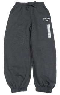 Tmavošedé tepláky s nápisem Dunnes Stores