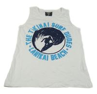 Bílé tílko s nápisem H&M