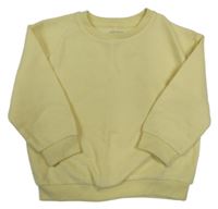 Žlutá žebrovaná mikina Primark