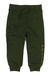 Tmavozelené tepláky Primark