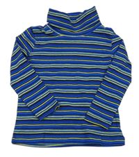 Tmavomodro-žlutý pruhovaný rolák Lupilu