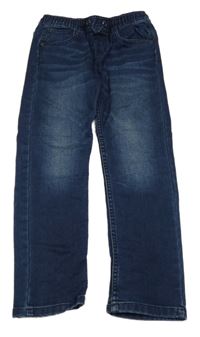 Tmavomodré teplákové rifle F&F