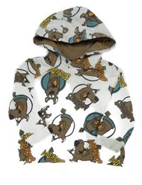 Bílá mikina s kapucí - Scooby Doo 