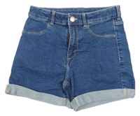 Tmavomodré riflové kraťasy Denim Co.