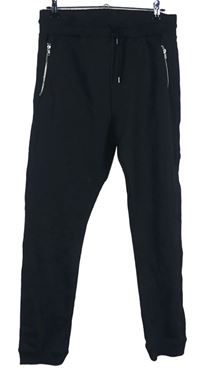 Pánské černé teplákové kalhoty Topman 