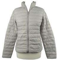 Dámská šedá šusťáková lehce zateplená bunda Primark 