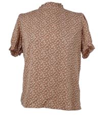 Dámská růžová kytičkovaná halenka Shein 