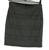 Dámská černo-bílá kostkovaná sukně House Brand 