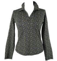 Dámská černo-hnědá vzorovaná halenka Tom Tailor 