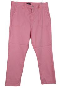 Dámské růžové elastické rifle F&F