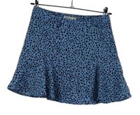 Dámská světlemodro-černá vzorovaná sukně Stradivarius 