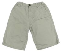 Světlebéžové plátěné chino kraťasy Denim Co.
