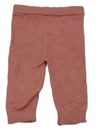 Růžové pletené tepláky M&S