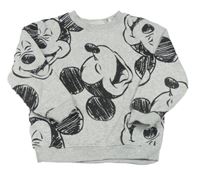 Světlešedá mikina s Mickey Mousem zn. H&M