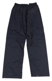 Tmavomodré šusťákové nepromokavé kalhoty Mountain Warehouse