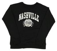 Černá mikina s nápisem Primark