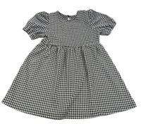 Černo-bílé vzorované šaty dunnes 