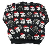 Černý svetr s postavami - Star wars George