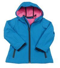 Azurová softshellová bunda s kapucí CMP