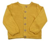 Hořčicový propínací svetr Nutmeg