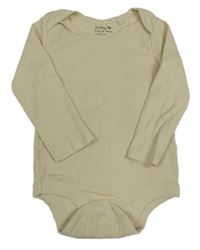 Béžové žebrované body Tu