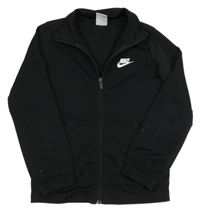 Černá sportovní propínací mikina s logem Nike