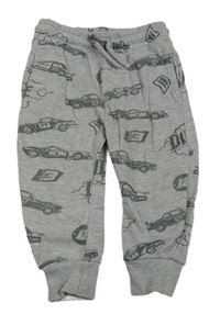 Šedé tepláky s auty F&F