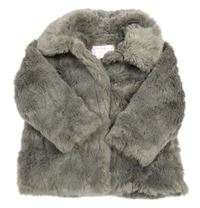 Šedý kožešinový podšitý kabátek Nutmeg