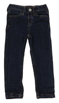 Tmavomodré slim rifle H&M