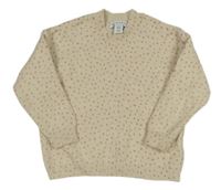 Béžový puntíkatý svetr Primark