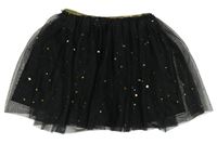 Černá hvězdičkovaná tylová sukně Destinations 