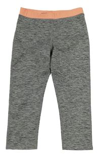 Šedo-růžové sportovní capri legíny H&M