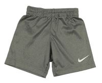Šedé sportovní funkční kraťasy Nike 