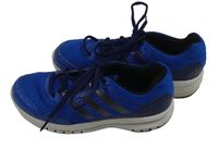 Safírové koženkovo/textilní boty Adidas vel. 36