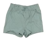 Modrošedé bavlněné kraťasy zn. H&M