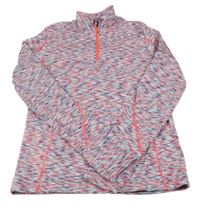 Barevná melírovaná funkční sportovní mikina Crivit