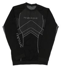 Černo-šedé funkční spodní triko Norde