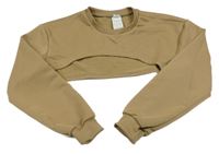 Béžová crop mikina Shein 