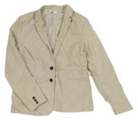 Béžové lněné sako Primark