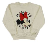 Smetanová oversize mikina s Minnií Zara