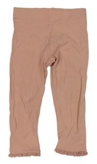 Světlerůžové legíny s krajkou Next