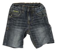 Tmavomodré riflové kraťasy 