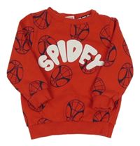 Červená mikina se Spider-manem Marvel