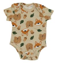 Béžové body s medvídkem Matalan