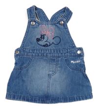 Modrá riflová laclová sukně s Minnií Disney