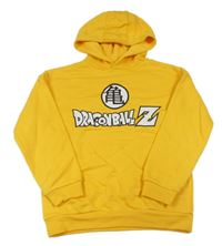 Žlutooranžová mikina s nápisem - Dragonball Z a kapucí PRIMARK